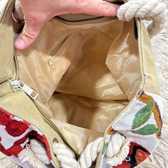 Cardinal zippered purse tote bag - Picture 3 of 5